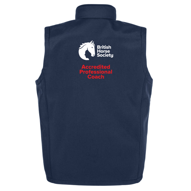 BHS Accredited Professional Unisex Softshell Gilet