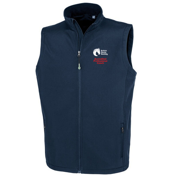 BHS Accredited Professional Unisex Softshell Gilet