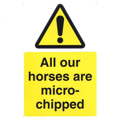 Microchipping Yard Sign
