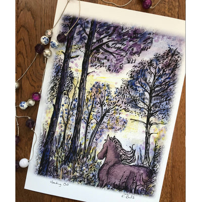Heading Out Signed Giclee Fine Art Print
