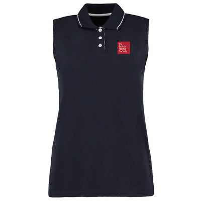 BHS Staff Fitted Sleeveless Polo Shirt