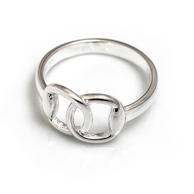 Sterling Silver Snaffle Ring