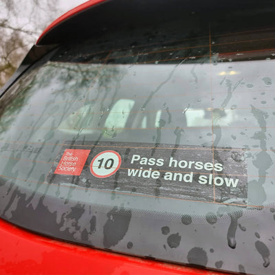 Highway Code 10mph Speed Limit Car Sticker