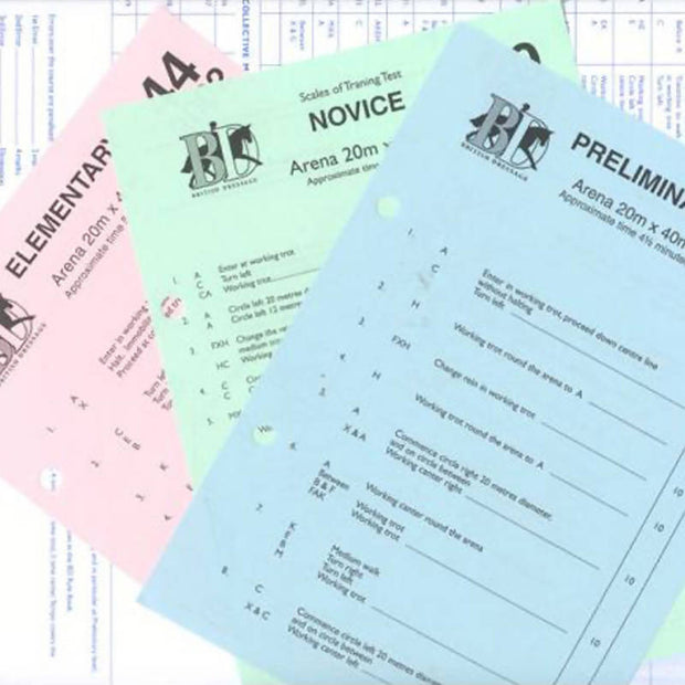 British Dressage Complete paper Dressage Tests Set A5
