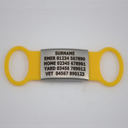 Large Silicone Slider Horse or Rider Tag (18-25mm bridle/collar width)Please read instructions below before filling out the details