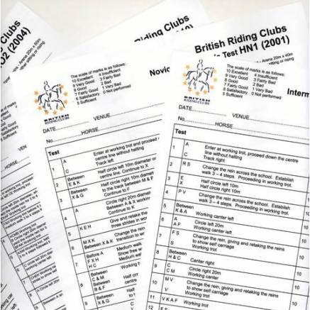 BRC Judging Score Sheets - Pack of 10