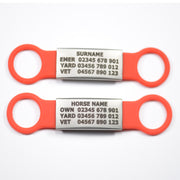 Small Silicone Slider Horse & Rider Safety Set (10-18mm bridle/collar width)Please read instructions below before filling out the details