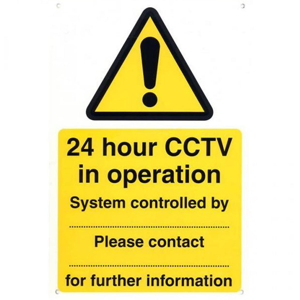 CCTV Yard Sign