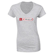 Ride Out UK Fitted V-neck T-shirt