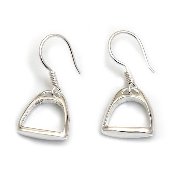 Sterling Silver Stirrup Earrings