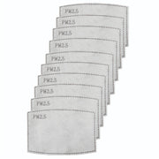 Activated Carbon Face Covering Filter (pack of 10)
