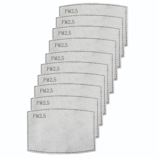Activated Carbon Face Covering Filter (pack of 10)