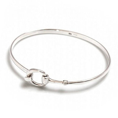Sterling Silver Snaffle Clip Bracelet