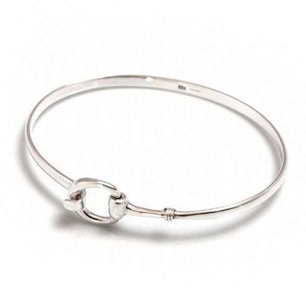 Sterling Silver Snaffle Clip Bracelet